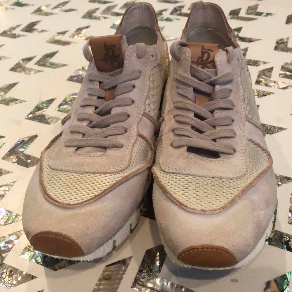 otbt snowbird in gold yellow sneakers (never worn)
